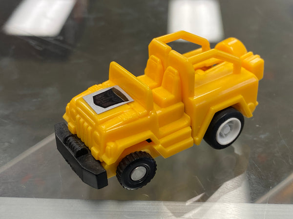 Transformers G1 Mini Spy Yellow Jeep
