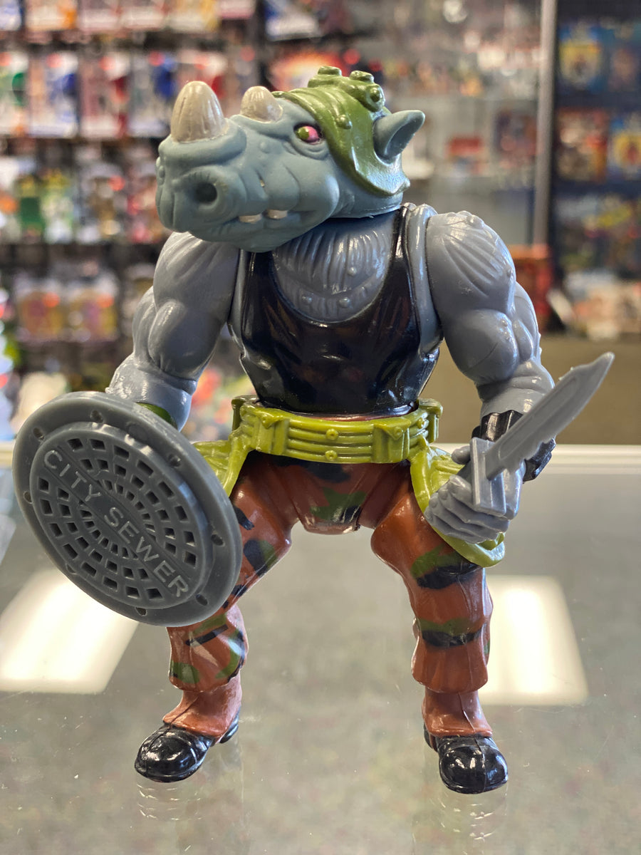 TMNT 1988 ROCKSTEADY Soft Hear Incomplete – ROMA Collectibles