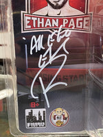Signed ETHAN PAGE Action Figure w/ custom OTCS Shirt