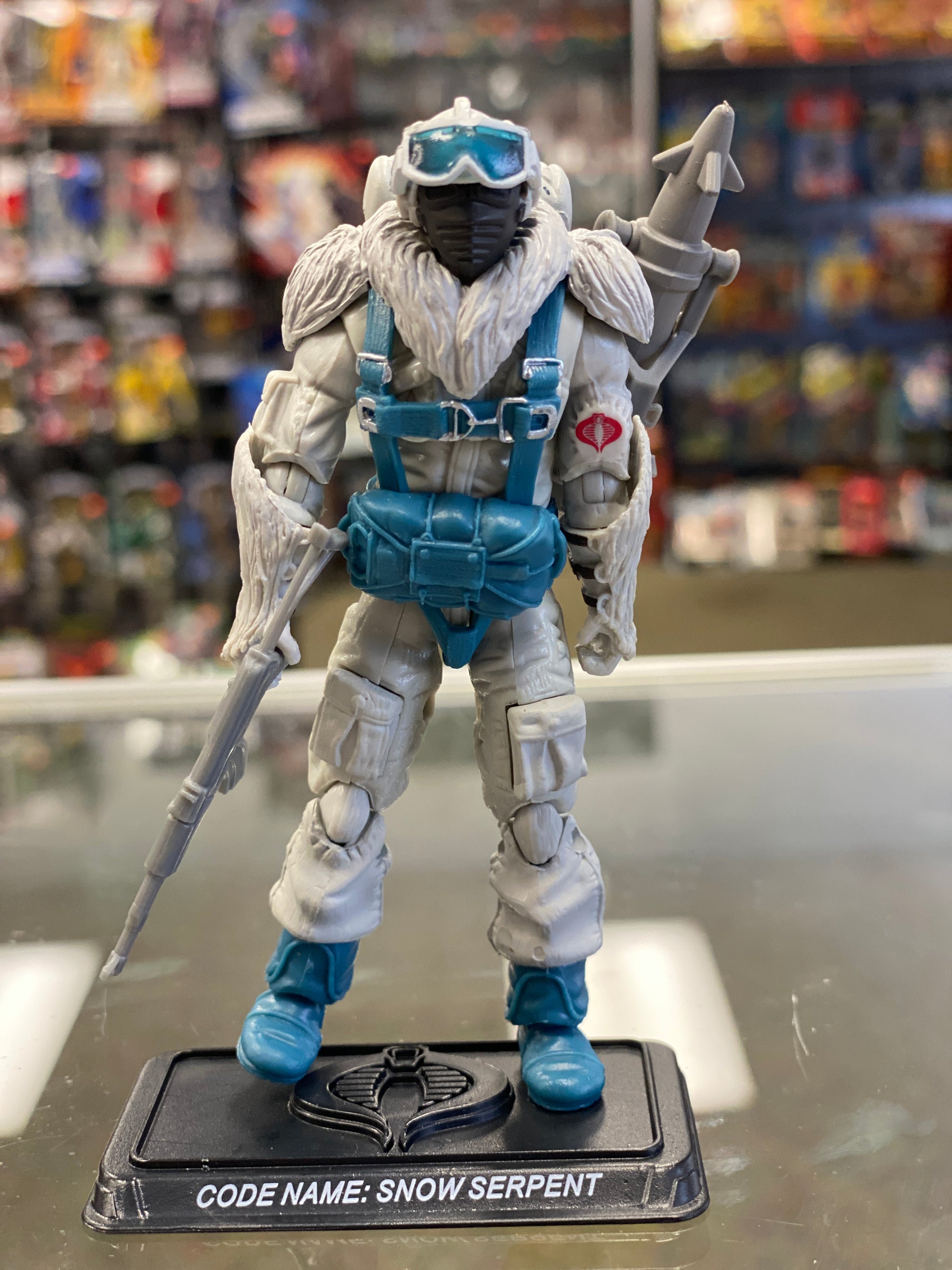 GI JOE 　GI ジョー　フィギュア 【SNOW SERPENT】HASBRO 1990 G.I. Joe Classified Series Snow Serpent, Deluxe Collectible G.I.